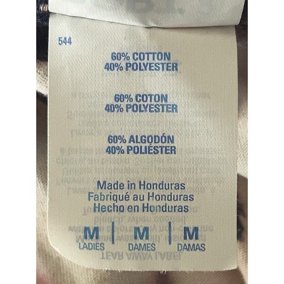 Atlanta Braves V-Neck Pink, White & Blue Bleached T-Shirt Women's Medium - Picture 6 of 6